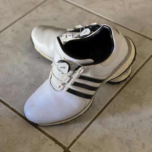 White Men's Size 8.5 (Women's 9.5) Adidas Golf Shoes