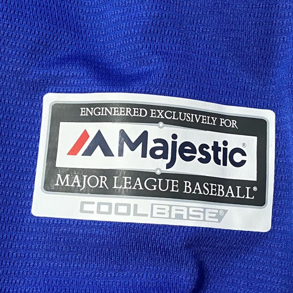Authentic Majestic MLB Toronto Blue Jays Cool Base Blue Jersey