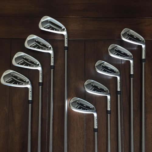 Men's Right Handed I20 5-PW + UW + SW + LW Black Dot Regular Flex Graphite Shaft Iron Set