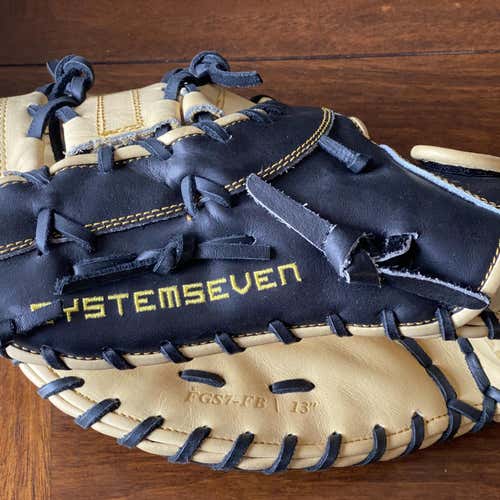 Black Used First Base System 7 13" Baseball Glove