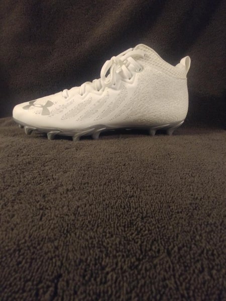 White New Men's Size Men's 10.5 (W 11.5) Molded Cleats Under Armour Low Cut