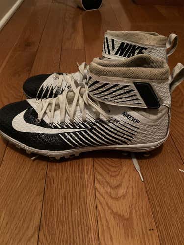 Blue Men's Molded Cleats High Top