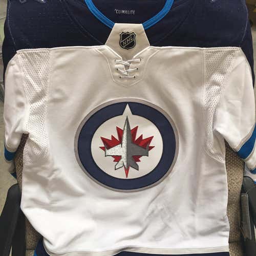 Winnipeg Jets Away White Adult Size 54 Adidas  Jersey