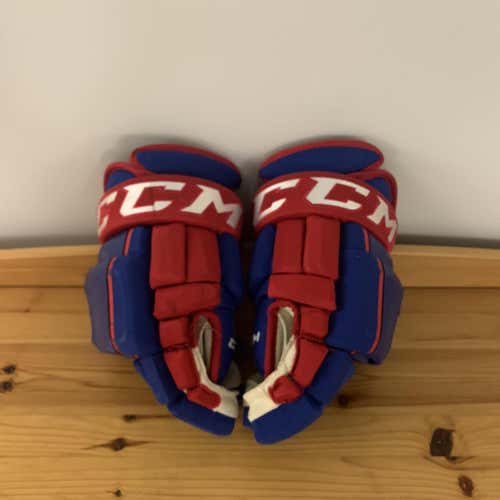 Blue Senior CCM HG97 14" Pro Stock Gloves