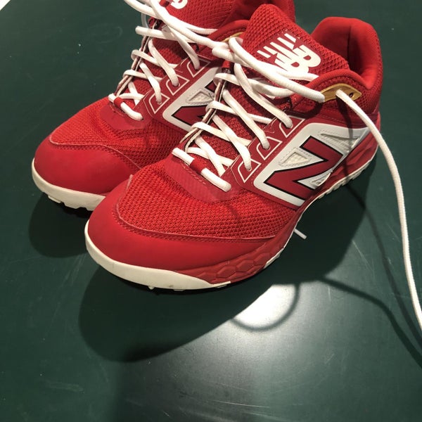 Red Men's New Balance 3000 v4 Turf Baseball