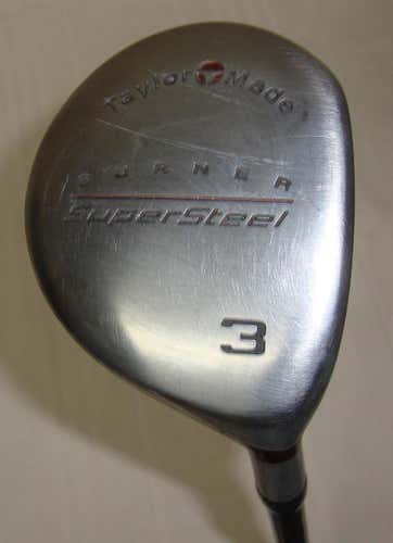 TaylorMade Burner Supersteel 3 Wood /  RH  /  S - 90 Bubble Shaft