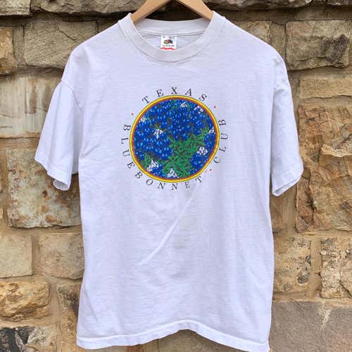 Vintage 90s Texas Bluebonnet Club Shirt XL Clothing Short Sleeve Extra Large