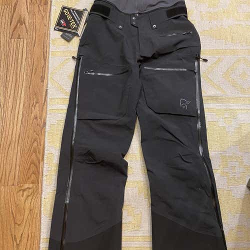 Norrona Lofoten Gore-Tex Pro Pants, Mens, Large, Black