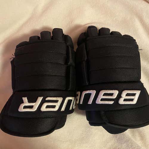 Black Senior Bauer Pro Team 14" Pro Stock Gloves