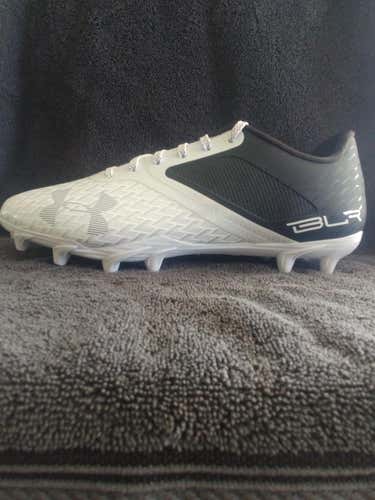 White New Men's Size Men's 10.5 (W 11.5) Molded Cleats Under Armour Low Cut