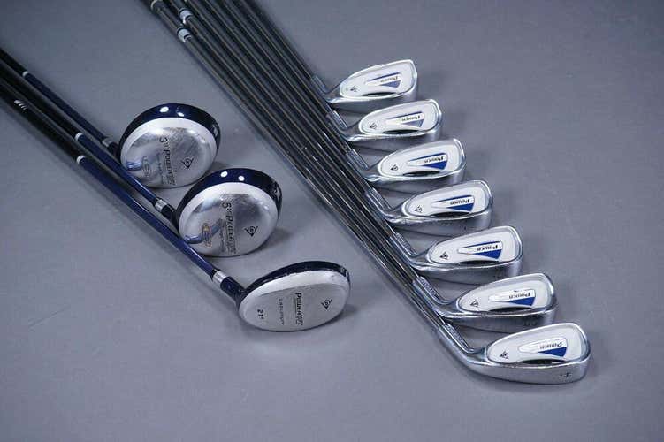 DUNLOP POWERLIFT OVERSIZE GOLF SET W/ ACCUDYNE MID/SENIOR FLEX SHAFTS