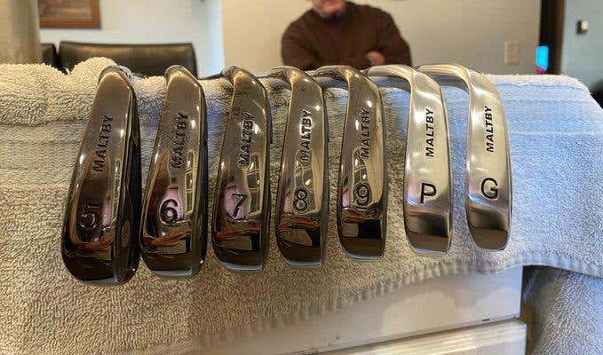 New Men's Golfworks Right Handed Maltby KE4 TOUR Iron Set Regular Flex Steel Shaft