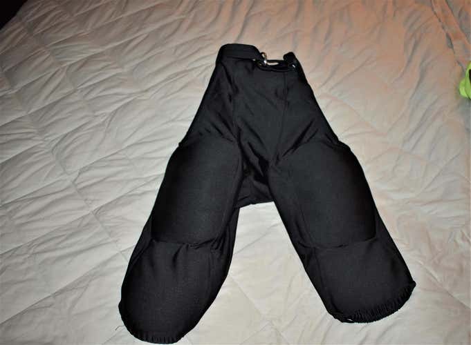 NEW - Eastbay Integrated Football Pants, Black, Size 28