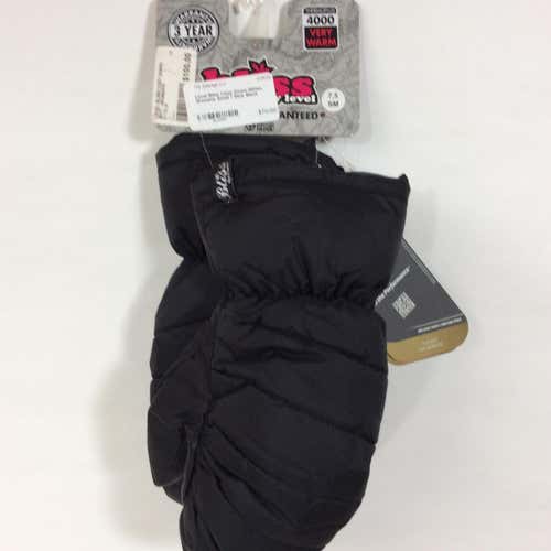 Level Down Filled Mittens Womens Small/Medium Black