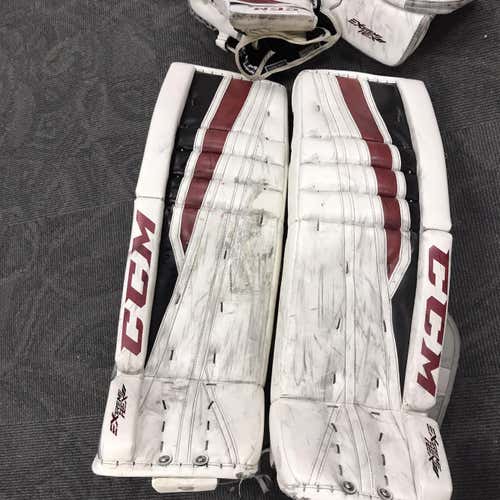 White Senior 34" Regular Extreme Flex II  Pro Pro Stock Goalie Full Set