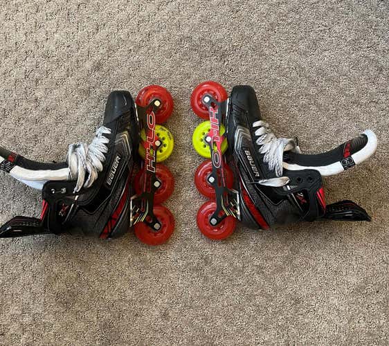New Senior Bauer 2x Inline Skates Regular Width Size 7.5