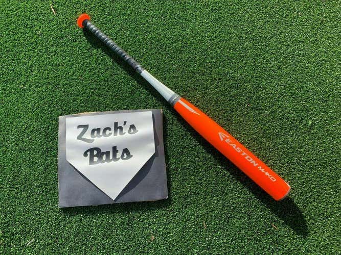 Nice 2015 EASTON MAKO YB15MK 32 21 USSSA BASEBALL BAT EUC Orange White 2 1/4