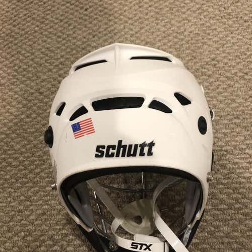 White Adult Player's STX Rival-2 Helmet