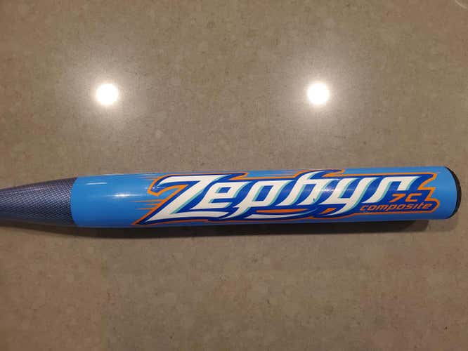 Blue Used Kid Pitch (9YO-13YO) Louisville Slugger TPS Zephyr Composite Bat (-12) 20 oz 32" GUC!!