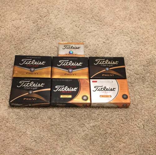 *BRAND NEW* 6.5 Dozen Titleist Pro V1 Golf Balls