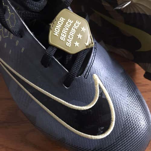 New Nike Size 12.5 Lunar Vapor Ultrafly Elite Camo Military USMA Baseball Men's SZ 12.5
