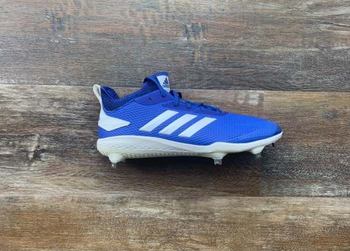 Adidas Afterburner V Metal Men’s Baseball Cleats  Size 13  Blue/White   “New”