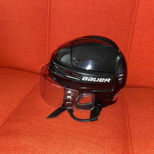 Black Used Medium Bauer 4500 Helmet