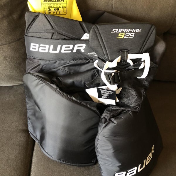 Black Senior Medium Bauer Supreme S29 Hockey Pants