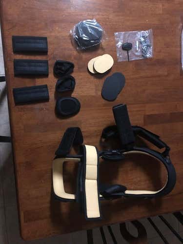 Black Adjustable OA Defiance ACL,PCL,CI Knee Brace Size Medium for LEFT Leg