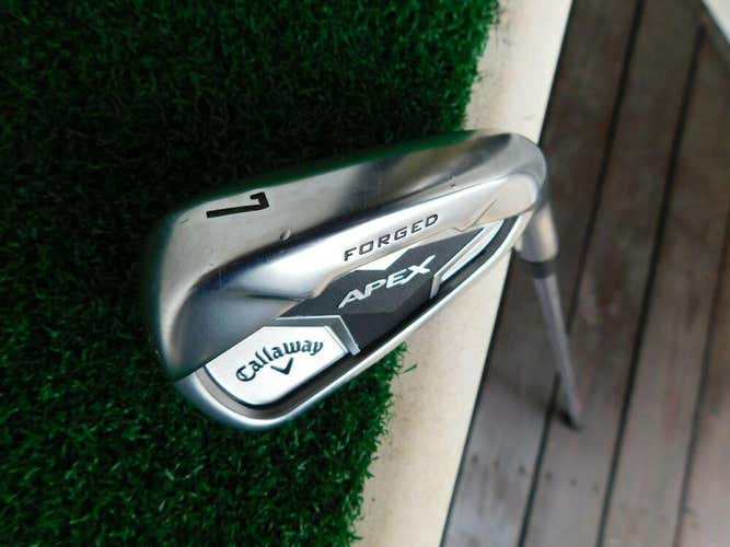 Callaway APEX Forged CF19 7-Iron w/ True Temper ELEVATE 95g Stiff Flex Shaft