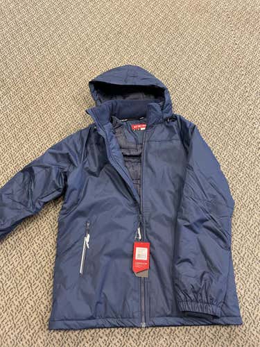 Blue Adult Medium Heavy Winter CCM Jacket