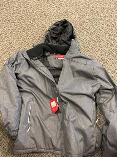 Gray Adult XXL Winter Heavy Weight CCM Jacket