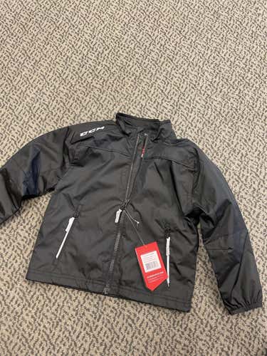 Black Youth XXS CCM Lightweight Jacket