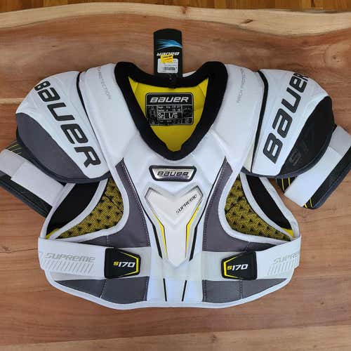 New Senior Large Bauer Supreme S170 Shoulder Pads