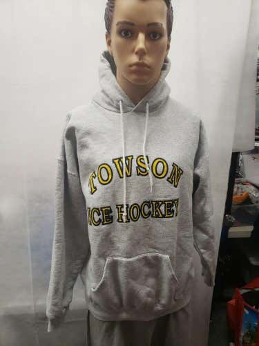 Vintage Towson Tigers Ice Hockey Hoodie Lee Sports XL