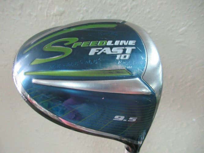 ADAMS SPEEDLINE FAST 10 9.5* DRIVER ALDILA WASABI 60g STIFF FLEX NEW GRIP HC INC