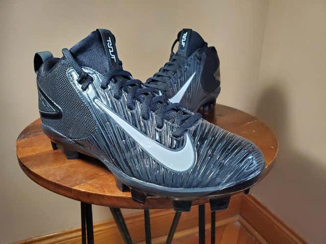 Nike Force Trout 3 Pro MCS Men's Baseball Cleats Black 856502-010 Size 8.5