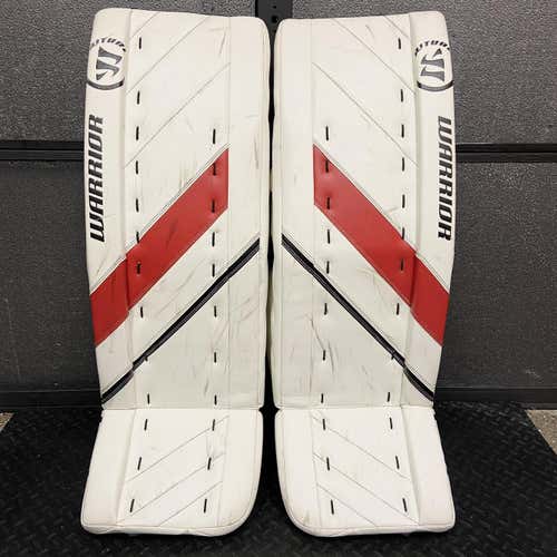 Senior 33”+1.5” Goalie Pads • WARRIOR Ritual R/ G4 • Red Black White