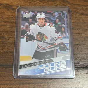 Lucas Carlsson Chicago Blackhawks 2020-21 Upper Deck Young Guns Rookie #212