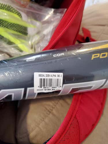 New High School/College BBCOR Certified 2020 Easton Alloy Alpha 360 Bat (-3) 29 oz 32"