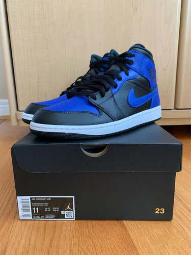 Jordan 1 Black/Hyper Royal Size 11 - BRAND NEW/NEVER BEEN WORN