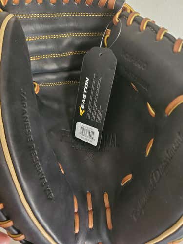 Black New High School/College Easton Right Hand Throw Catcher's Pro Collection Baseball Glove 34"