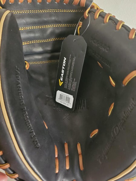 Black New High School/College Easton Right Hand Throw Catcher's Pro Collection Baseball Glove 34"