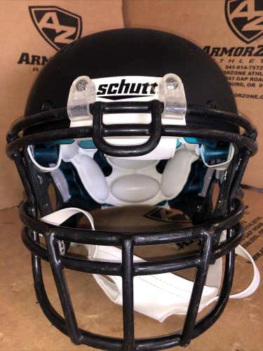 USED DNA PRO PLUS ADULT FOOTBALL HELMET - LARGE - FLAT BLACK
