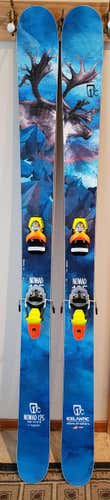 Icelantic Nomad 125 191cm Skis with pivot 18 din bindings Used