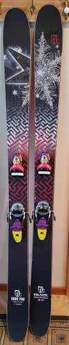 Icelantic Saba 117 187cm Skis with look pivot 18 din bindings Used