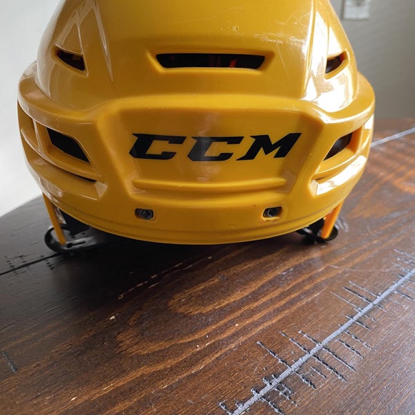 Yellow Used Small CCM Resistance 300 Helmet