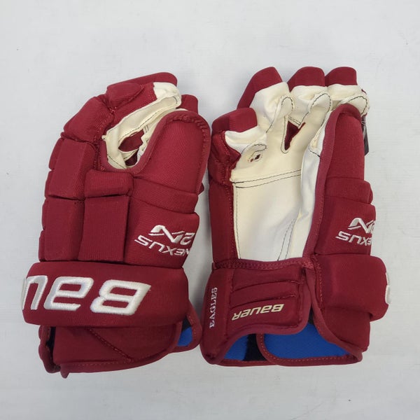 New Pro Stock Bauer Nexus 2N Gloves - Maroon/White NCAA (NG065)