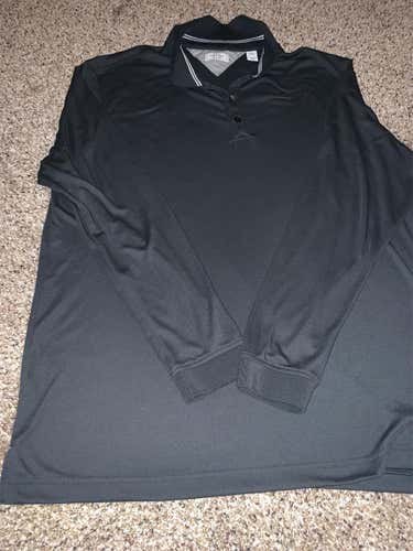 Adidas AdiPure Long Sleeve Golf Polo