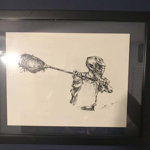 Lacrosse Goalie Drawing